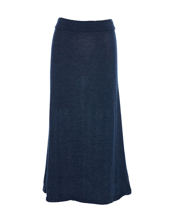 A-line Alpaca Knit Skirt