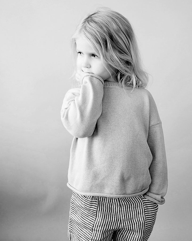 organic cotton children´s sweater. Soft and comfortable from As We Grow